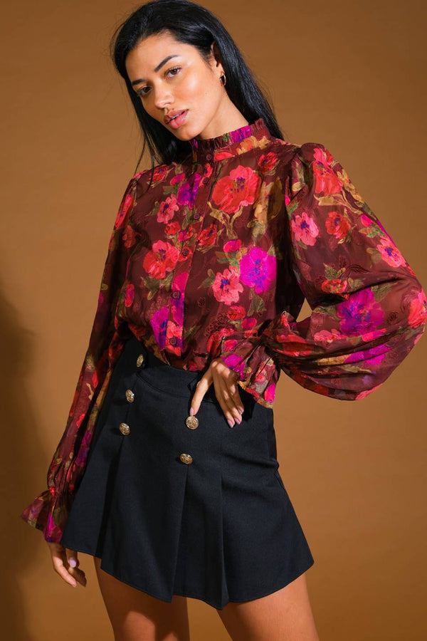 perfect-stunner-woven-top Flying Tomato-Sophia's StyleTOPS-1